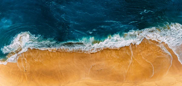 Όμορφη Αμμώδης Παραλία Υπέροχη Θέα Πανοραμική Θέα Της Αμμώδους Παραλίας — Φωτογραφία Αρχείου