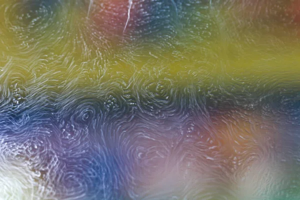 Detail Merkwürdiger Abstrakter Formen Die Sich Seifenblasen Bilden Mit Natürlichem — Stockfoto