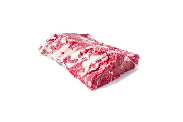 Beyaz Arka Planda Pirzola Bifteği — Stok fotoğraf