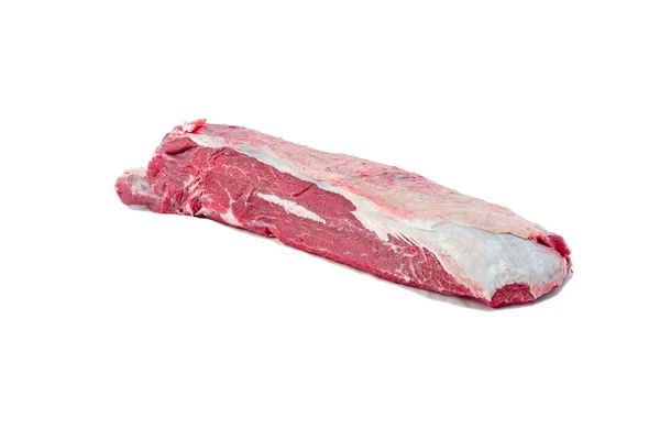 Fresh Beef Slab Isolated White — Stock Photo, Image