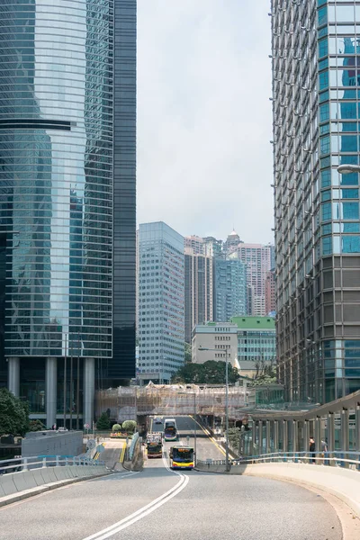 China Hong Kong April 2019 Uitzicht Residentiële Hoogbouw Met Balkons — Stockfoto