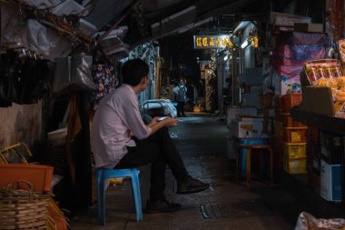 şehir manzarası Hong Kong sokak yaşamı