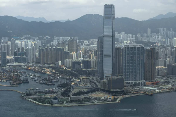 2019年4月24日 香港中环低角住宅大厦 — 图库照片