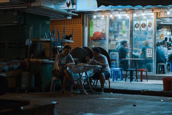 Stadsgezicht Van Stad Straatleven Van Hong Kong — Stockfoto