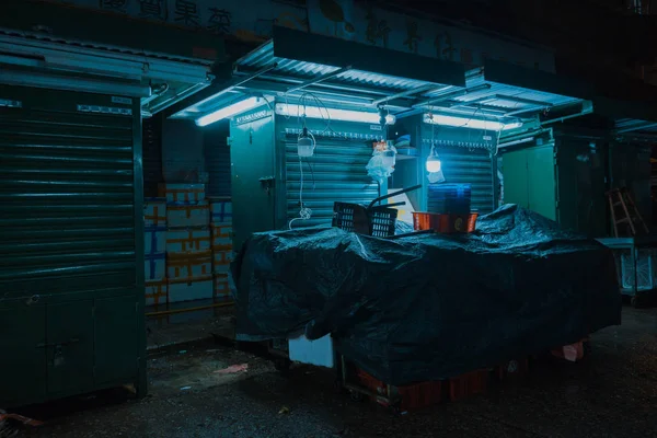 Vista Urbana Cidade Rua Vida Hong Kong — Fotografia de Stock