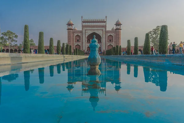 Taj Mahal India Építése — Stock Fotó