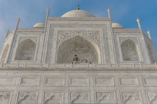 Construção Taj Mahal Índia — Fotografia de Stock