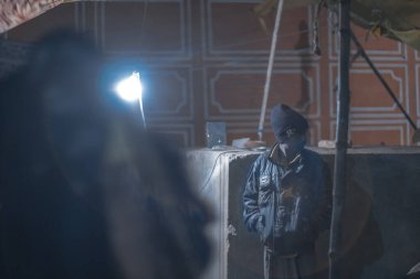 1 Mart 2019: Varanasi, Hindistan 'da İnsanlar 