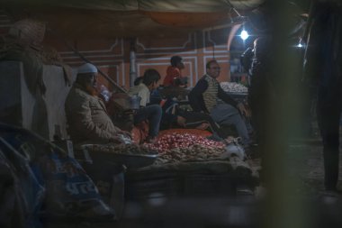 1 Mart 2019: Varanasi, Hindistan 'da İnsanlar 