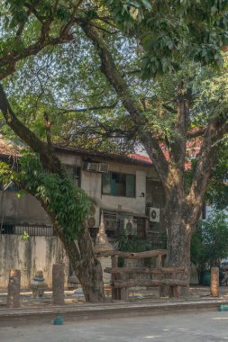 Yasak şehirdeki antik tapınaklar.