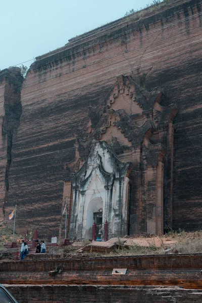 Masuk Dengan Reruntuhan Kota Bagan Myanmar — Stok Foto