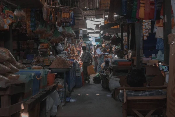 Chineses Que Vendem Mercadorias Rua — Fotografia de Stock