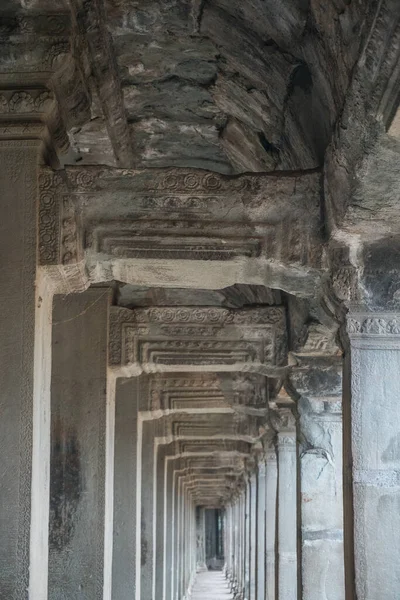 Templo Antigo Angkor Wat Cambodia — Fotografia de Stock