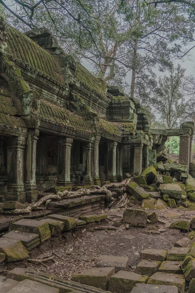 Bâtiments Anciens Grunge Avec Ruines — Photo