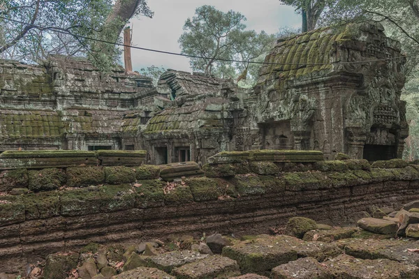 Bâtiments Anciens Grunge Avec Ruines — Photo