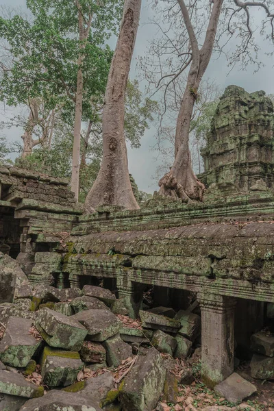 Bâtiments Anciens Grunge Avec Ruines — Photo