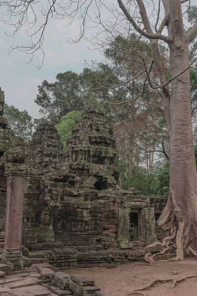 Ancient grunge buildings with ruins