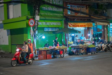 28 Mart 2019: Ho Chi Minh şehrinde insanlar 