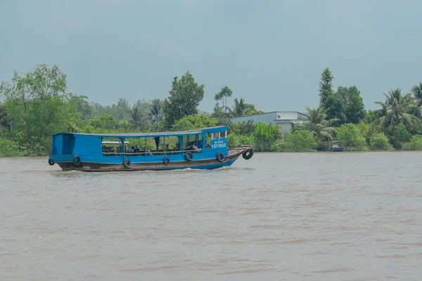 Човен Річці Банґкоку Азія — стокове фото