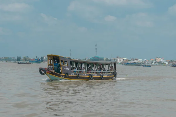 Bateau Dans Rivière Bangagara Asie — Photo