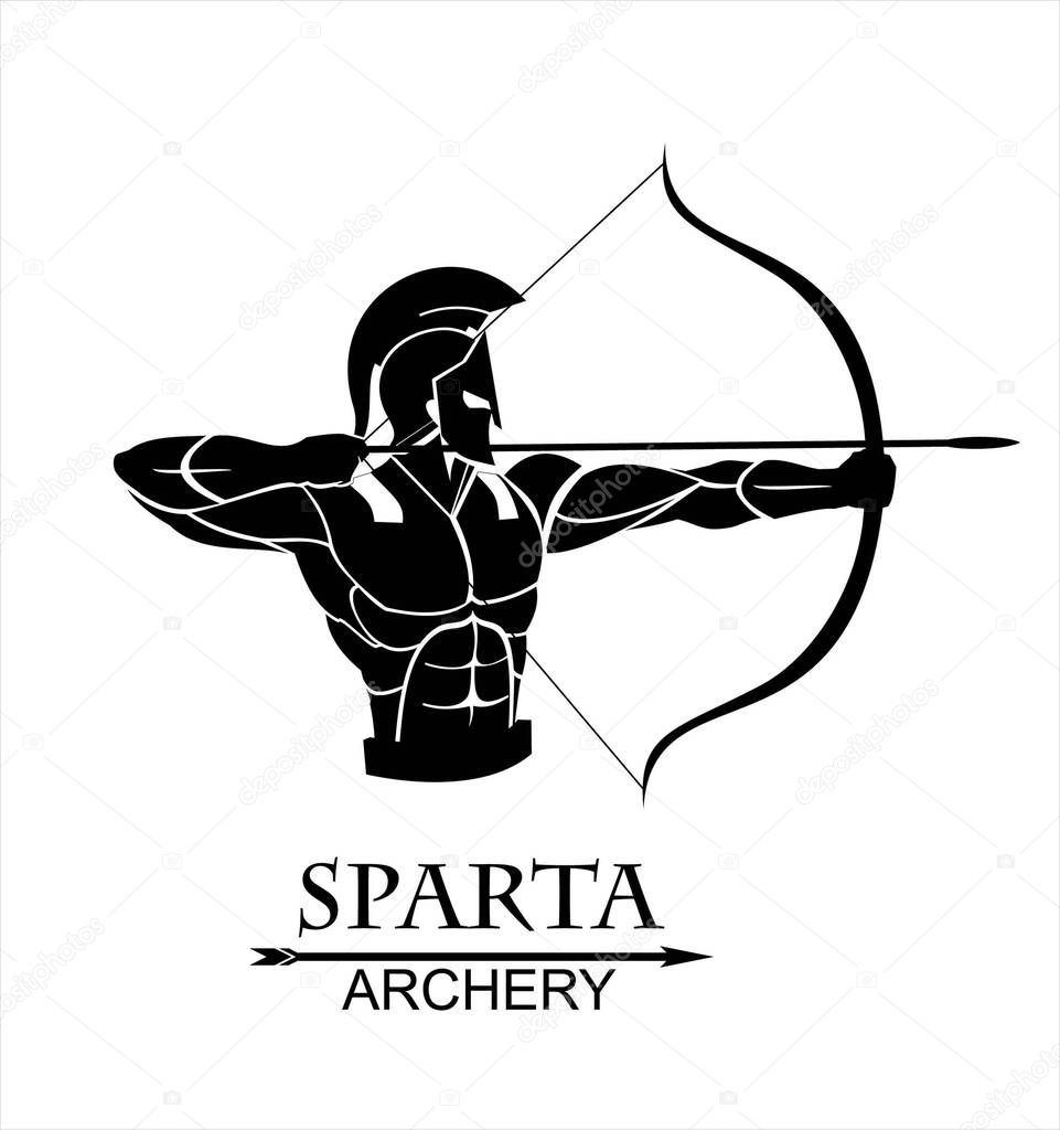 sparta archery. archer sparta, trojan warrior with the arch, warrior archery