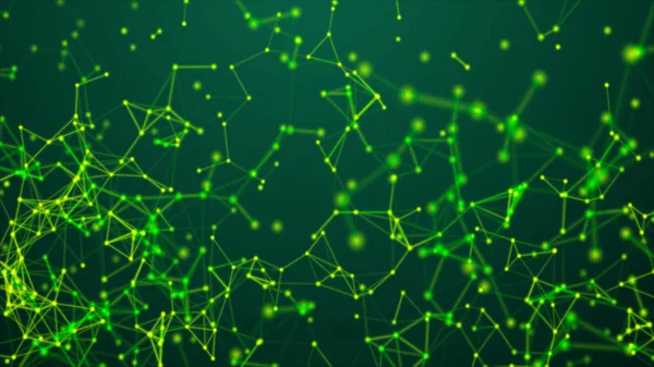Pleksus ile yeşil arka plan
