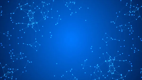 Şık bir sunumu için mavi arka plan