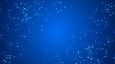 Teknoloji pleksus yapısı, fütüristik kompozisyon