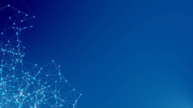 Mavi fütüristik ağa şekli