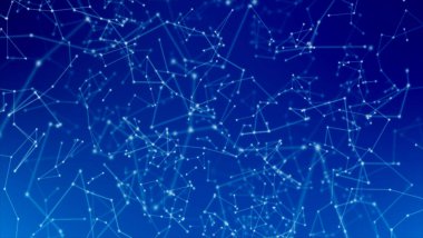 Soyut teknoloji fütüristik ağ