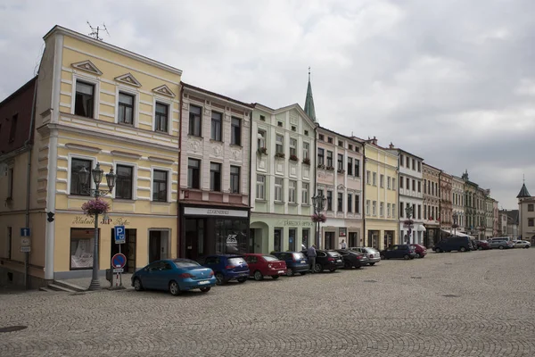 チェコ Frydek Mstek旧市街中心部 — ストック写真