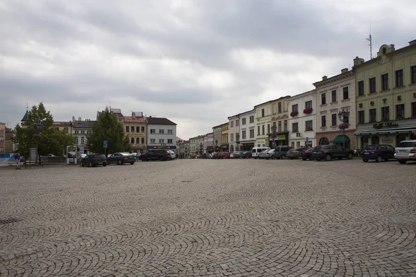 チェコ Frydek Mstek旧市街中心部 — ストック写真