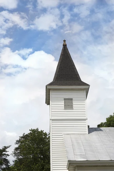 Wieża Kościoła Virginia Summerduck Przeciw Błękitne Niebo Virginia Gminie Fauquier — Zdjęcie stockowe