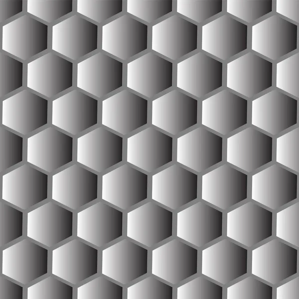 3d altıgen resim, metal rengi pürüzsüz desen arkaplan.