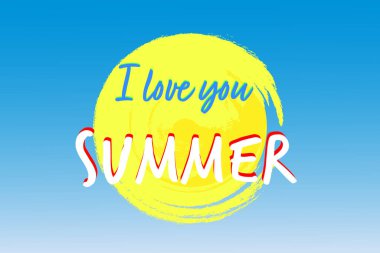 Yazlık yazılarına bayılıyorum. Güneşin ve açık gökyüzünün arka planına karşı..