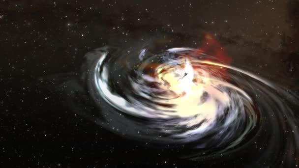 Galaxy pour montage vidéo. séquences vidéo 