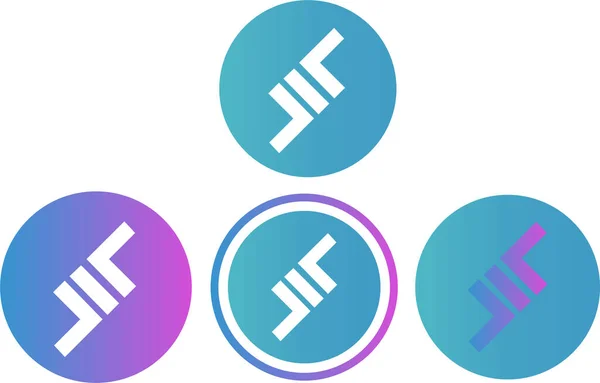 Bozuk para şifreleme vektör logosu ayarla