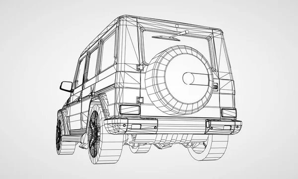 Model Premium Ramki Suv Klasycznym Wystroju Ilustracja Wektorowa Czarny Wielobok — Wektor stockowy