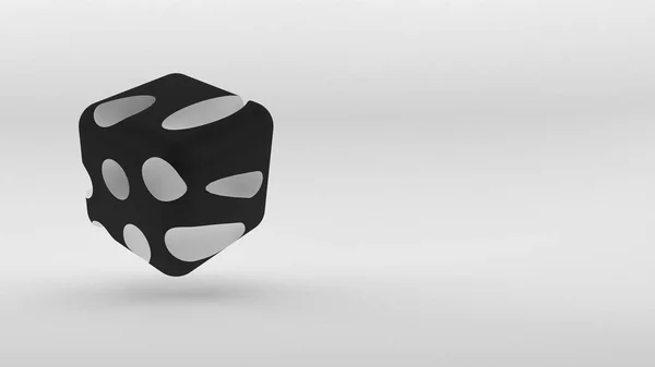 Concept Logo Isométrique Cube Sur Fond Blanc Rendu — Photo