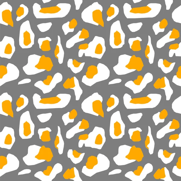 Textura Las Manchas Leopardo Patrón Leopardo Para Textiles Manchas Blanco — Vector de stock