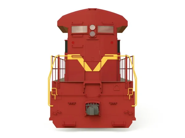 Modern Dízel Vasúti Mozdony Nagy Hatalommal Erő Mozgó Hosszú Nehéz — Stock Fotó