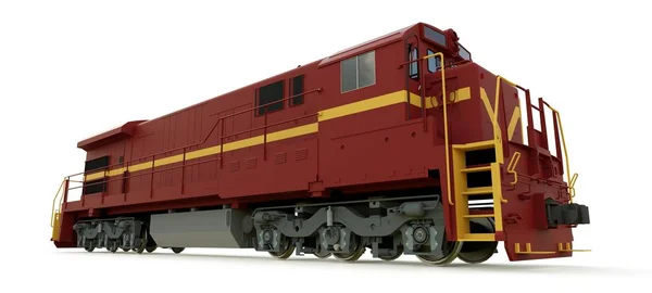 Kolejowe Nowoczesny Diesel Lokomotywa Wielką Moc Siłę Przenoszenia Pociąg Kolei — Zdjęcie stockowe