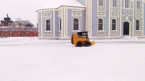 ロシア トゥーラ 2018 トゥーラ クレムリンの大聖堂の眺め 古代ロシア正教会大聖堂 要塞の内側領土 — ストック動画