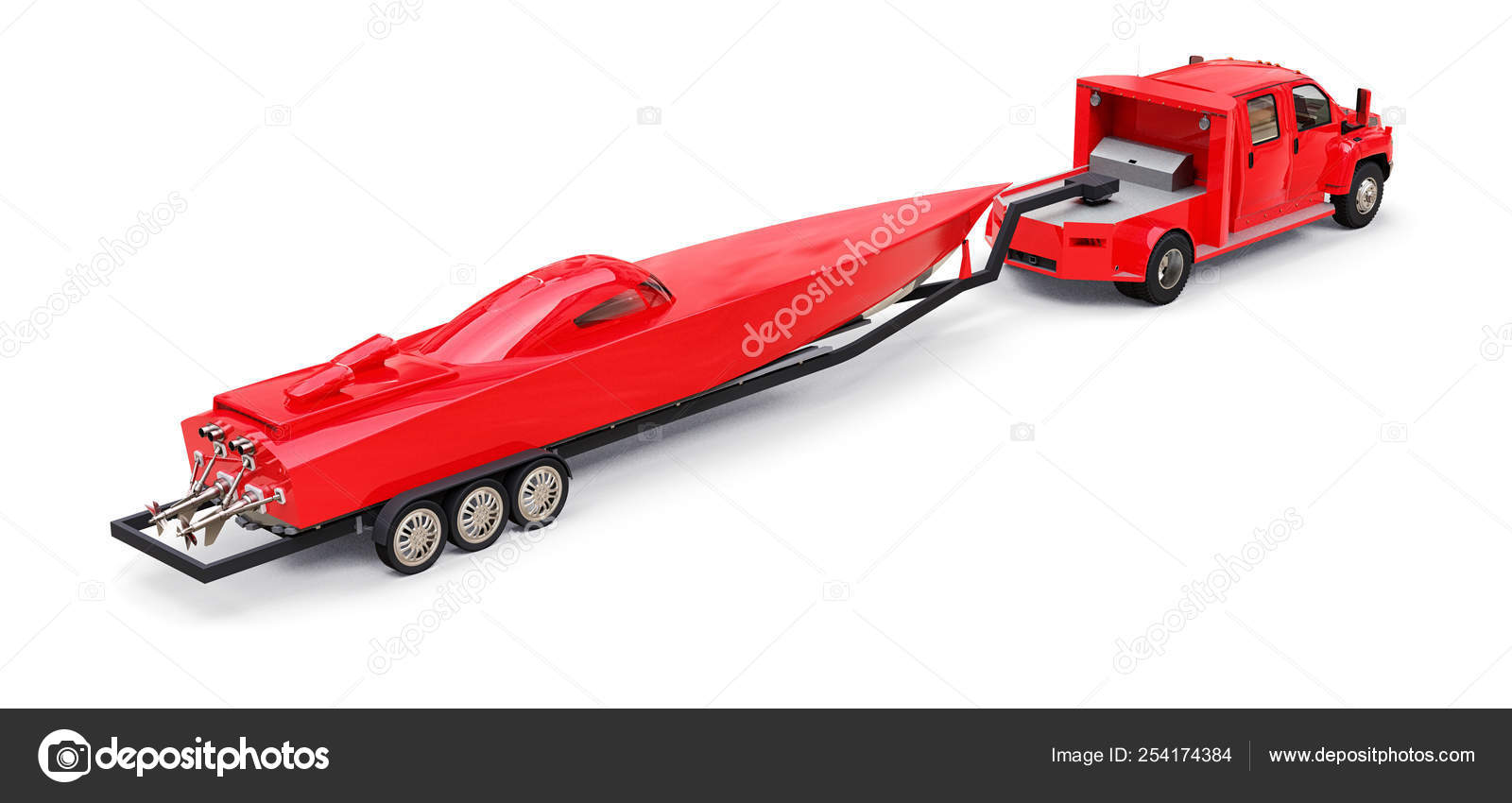 truck and boat toy