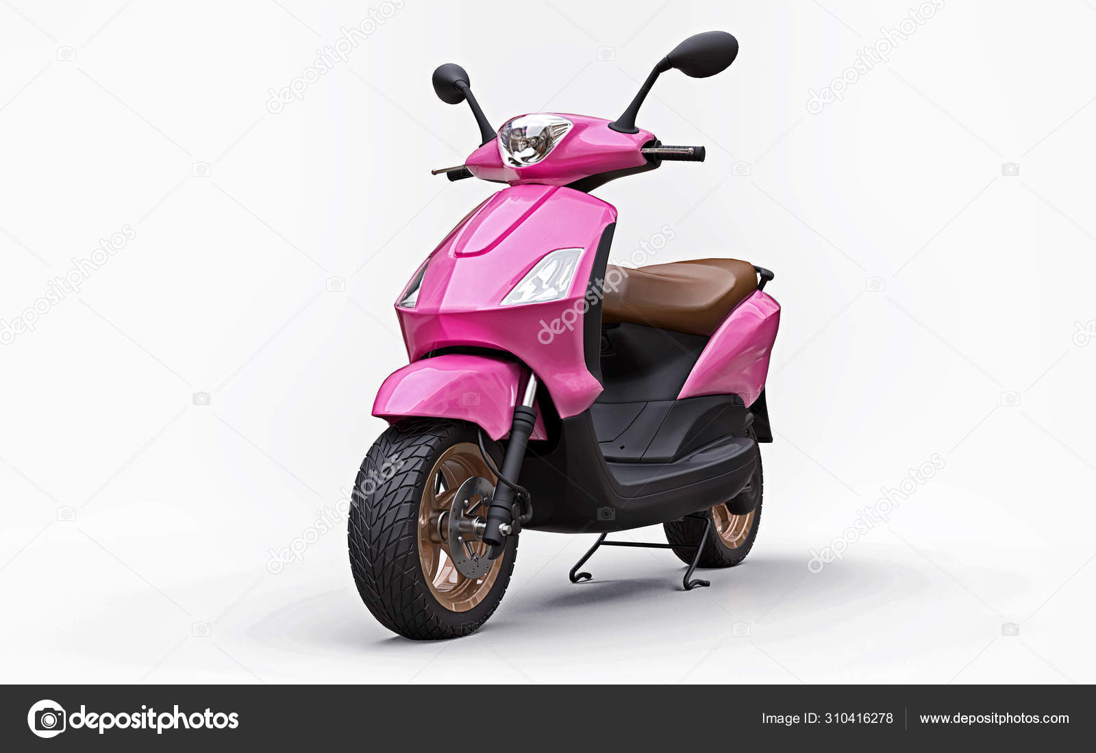 pink moped