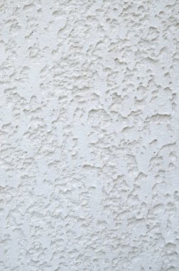 Yeni dekoratif beyaz sıva duvar closeu üzerinde
