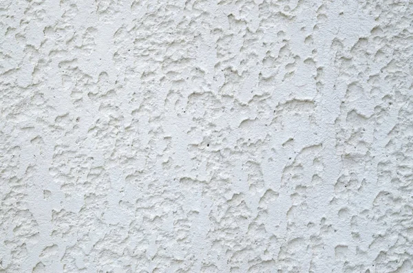 New Decorative White Plaster Wall Closeu — Stock Photo, Image