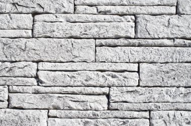 Yeni gri cephe dekoratif karo taş closeu taklit duvar