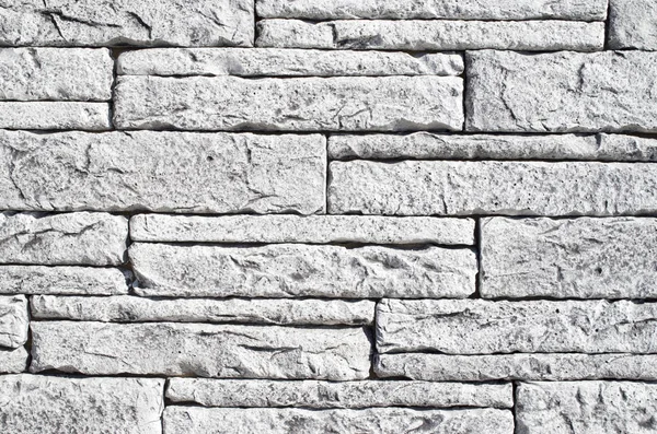 Nowe Płytki Dekoracyjne Fasada Szary Ścianie Imitujące Kamień Closeu — Zdjęcie stockowe