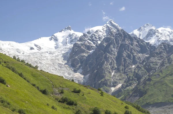 Beautiful View Peaks Valley Adishi Georgia Europ — стоковое фото